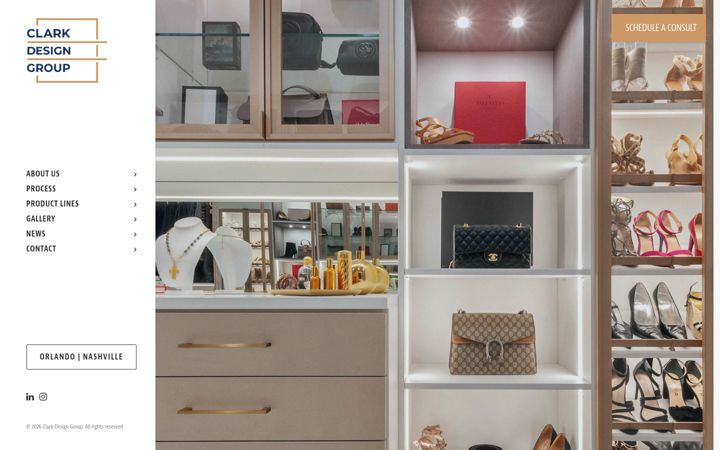 Screenshot of cdgclosets.com
