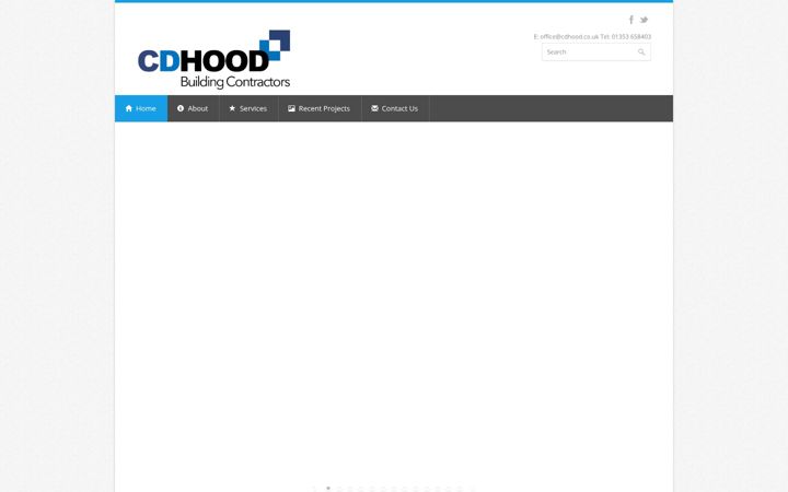 Screenshot of cdhood.co.uk