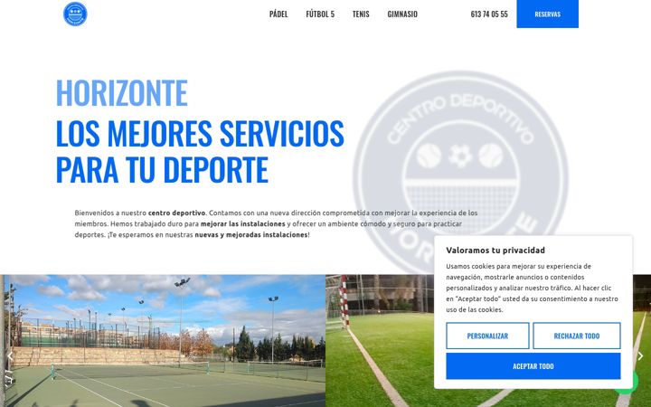 Screenshot of cdhorizonte.es