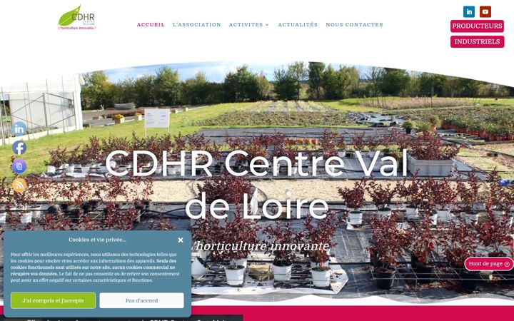 Skærmbillede af cdhr.fr