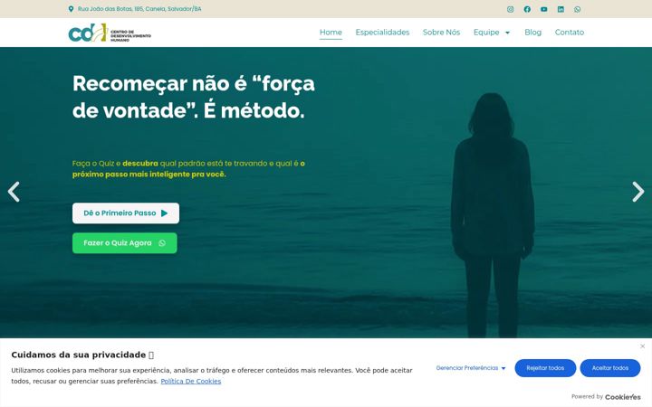 Skärmbild av cdhsalvador.com.br