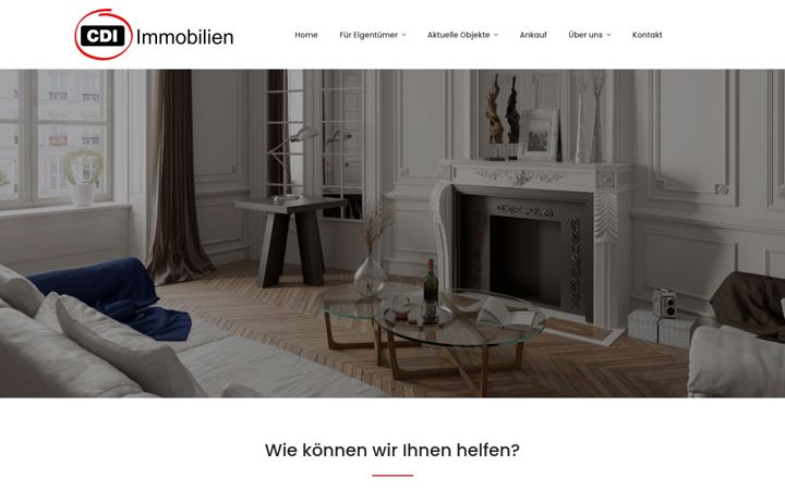 Skærmbillede af cdiimmobilien.de
