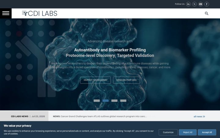 Screenshot of cdilabs.com