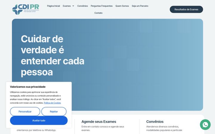 Skärmbild av cdipr.com.br
