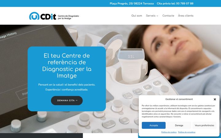 Screenshot of cdit.cat