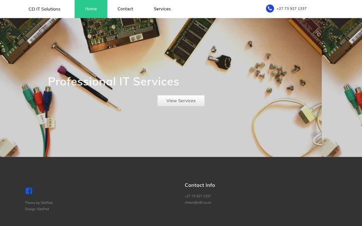 Screenshot ta' cdit.co.za