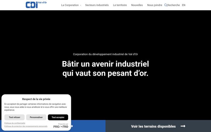 Screenshot of cdivd.ca