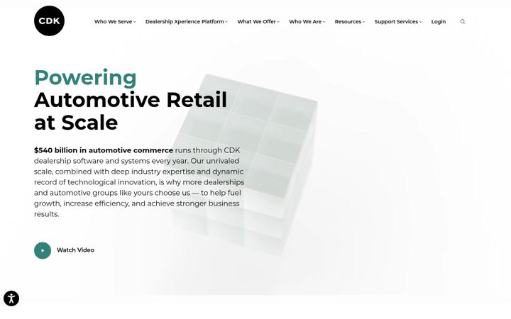 Screenshot von cdkglobal.com