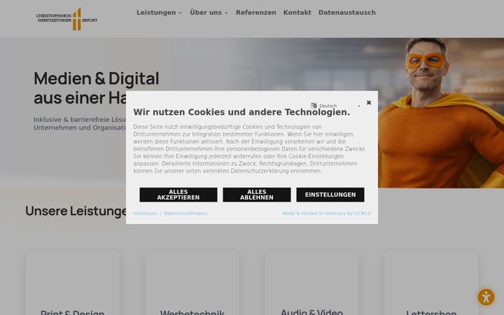 Skærmbillede af cdl-medien.de