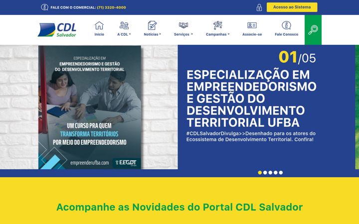 Skärmbild av cdl.com.br
