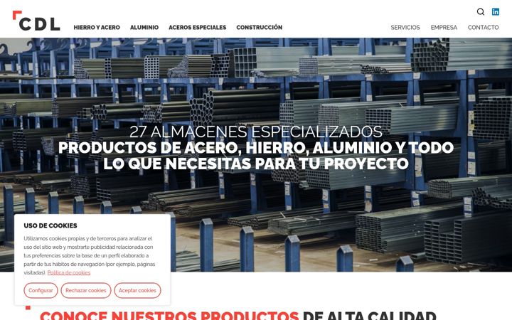 Captura de ecrã de cdl.es