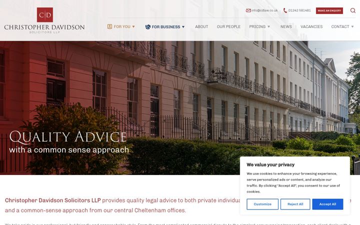 Screenshot ta' cdlaw.co.uk