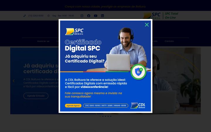 Skärmbild av cdlboituva.com.br