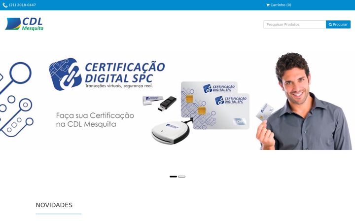 Skärmbild av cdlcert.com.br
