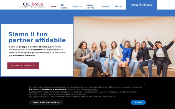 Screenshot ta' cdlgroup.net