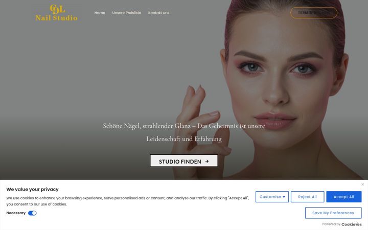 Screenshot of cdlnails-tivoli.ch