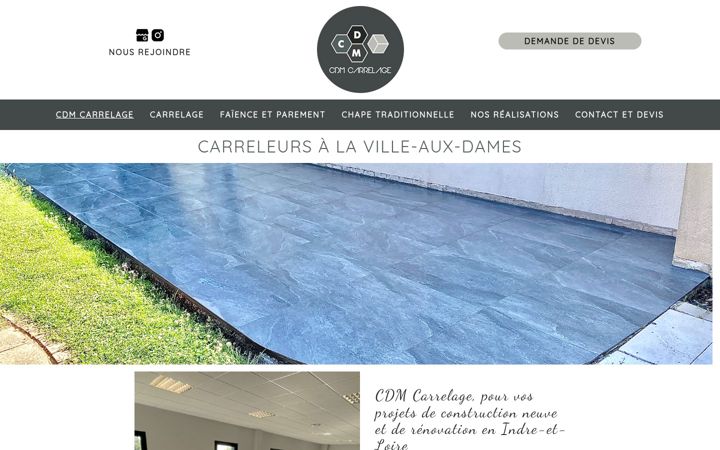 Screenshot of cdmcarrelage.fr