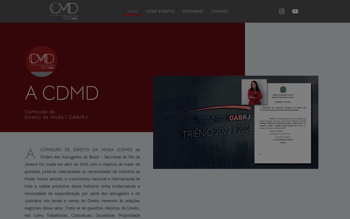 Snímek obrazovky cdmd.com.br