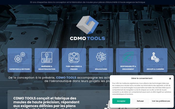 Screenshot of cdmo-tools.com