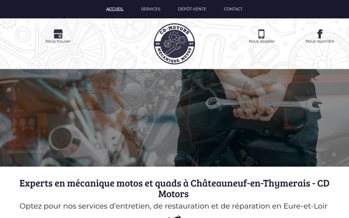 Screenshot of cdmotors.fr