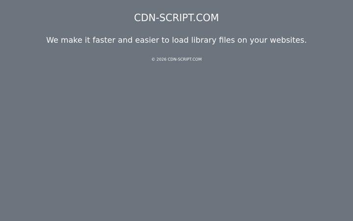 Screenshot of cdn-script.com