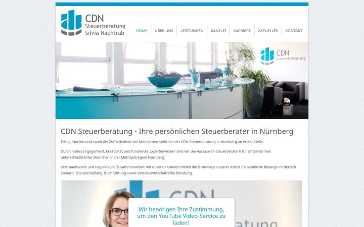 Screenshot ta' cdn-steuerberater.de
