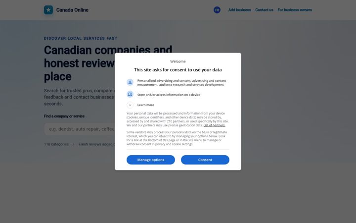 Screenshot of cdncompanies.com