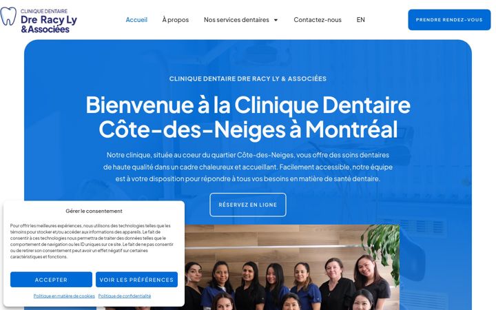 Screenshot of cdndentistes.com