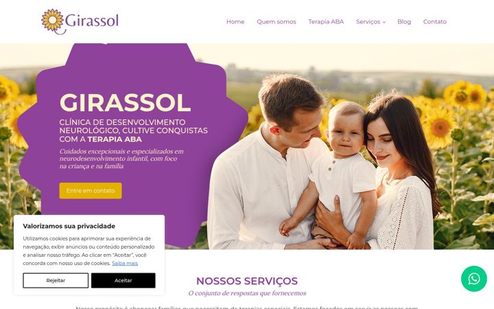 Snímek obrazovky cdngirassol.com.br