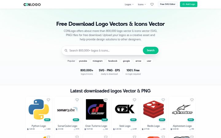 Screenshot of cdnlogo.com
