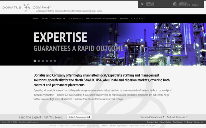Screenshot of cdonatus.com