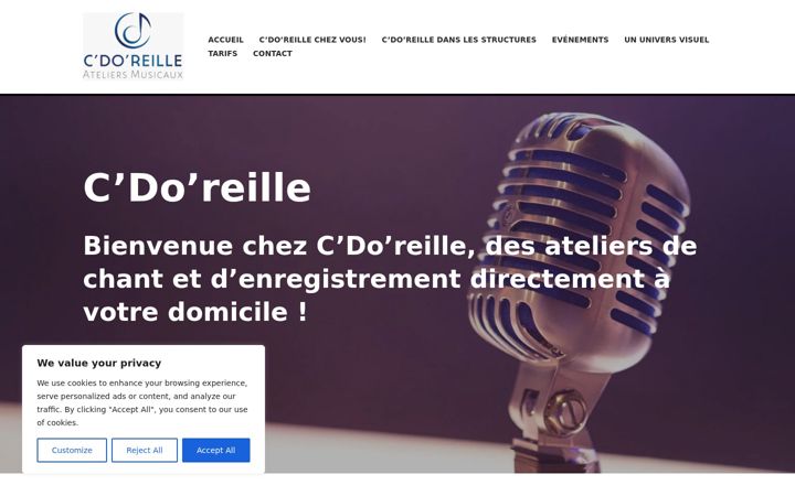 Screenshot of cdoreille.fr