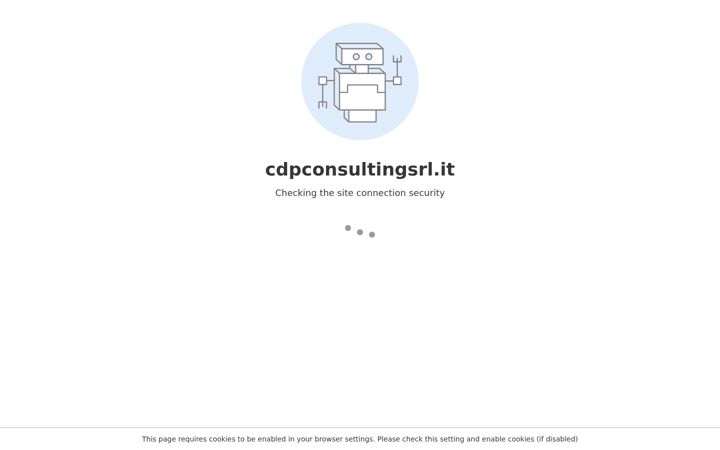 Skærmbillede af cdpconsultingsrl.it