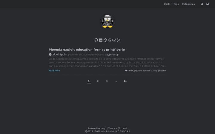 Screenshot of cdpointpoint.fr