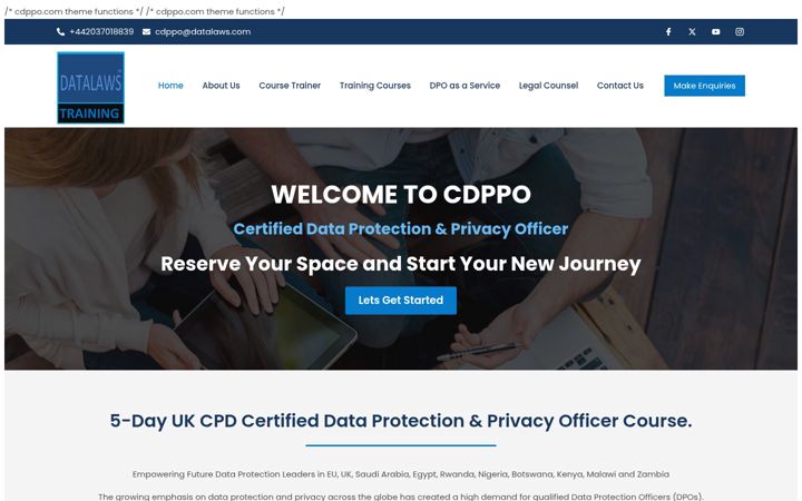 Screenshot of cdppo.com