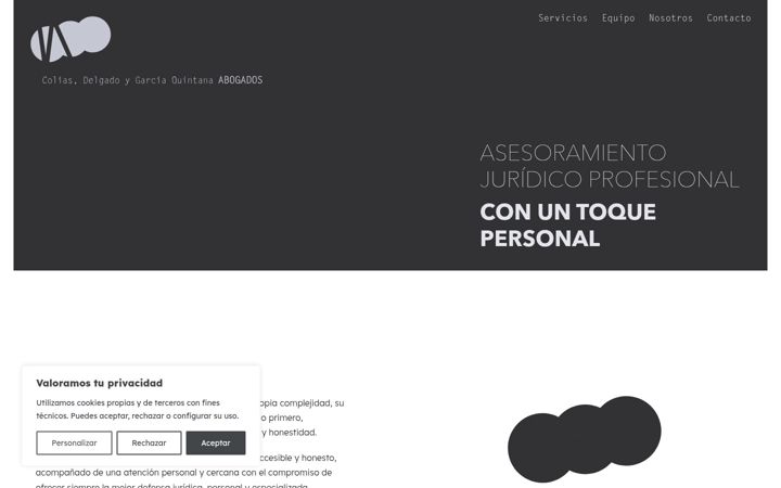 Screenshot of cdqabogados.es