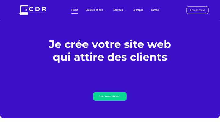 Screenshot of cdrfreelance.fr