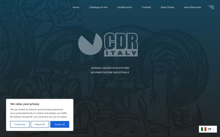 Screenshot of cdritaly.com
