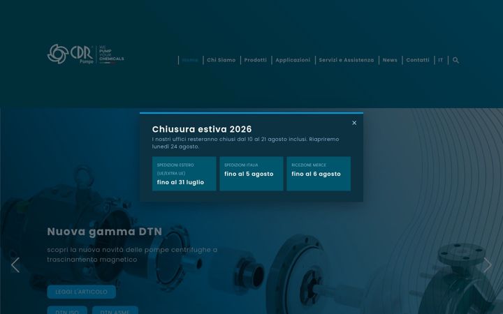 Screenshot of cdrpompe.com