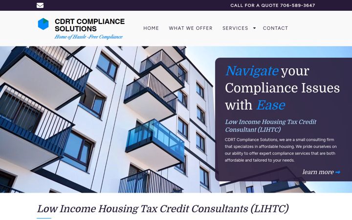 Captura de ecrã de cdrtcompliancesolution.org