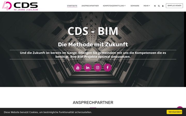 Screenshot of cds-bim.ch