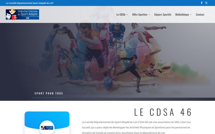 Screenshot of cdsa46.fr