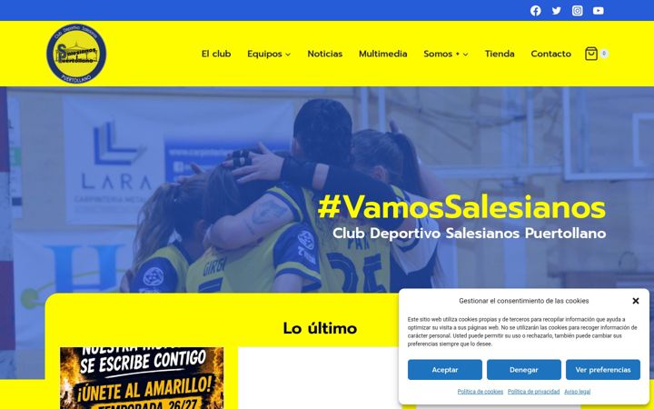Screenshot of cdsalesianospuertollano.es