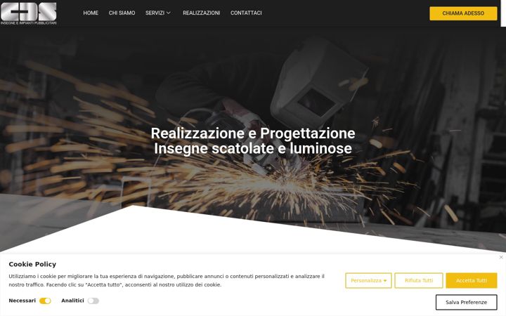 Screenshot of cdsdesantis.it