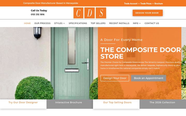 Screenshot of cdsdoors.co.uk