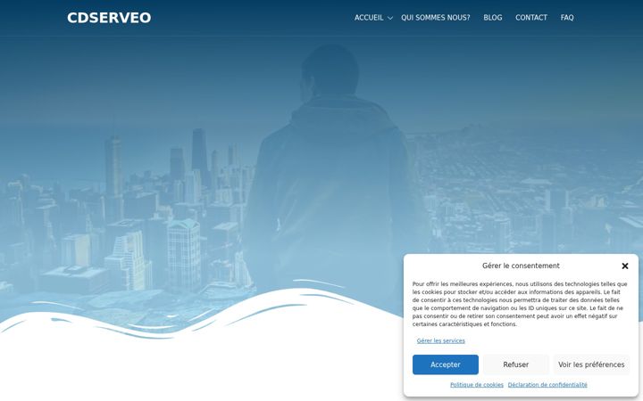 Screenshot of cdserveo.fr