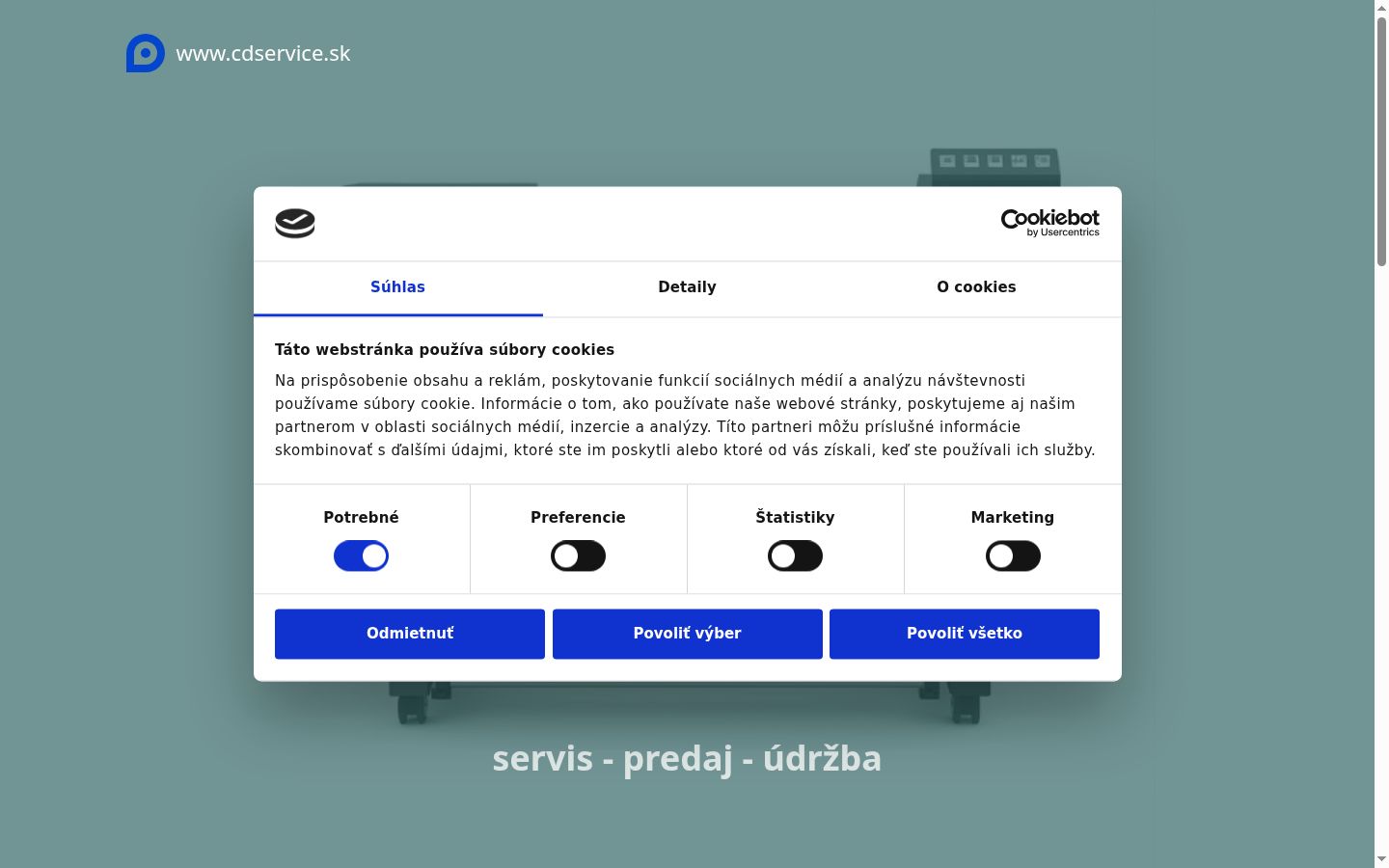 Snímek obrazovky baneru souhlasu zobrazeného před jakoukoli interakcí