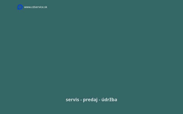 Screenshot of cdservice.sk