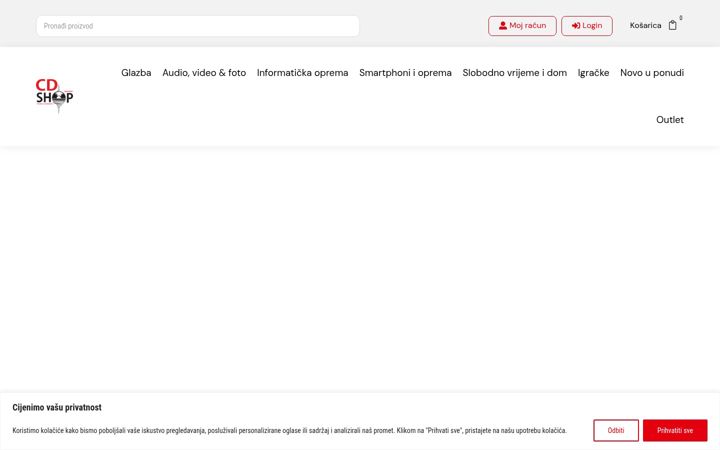 Screenshot of cdshop-zadom.hr