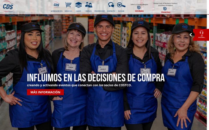 Screenshot of cdsmexico.com